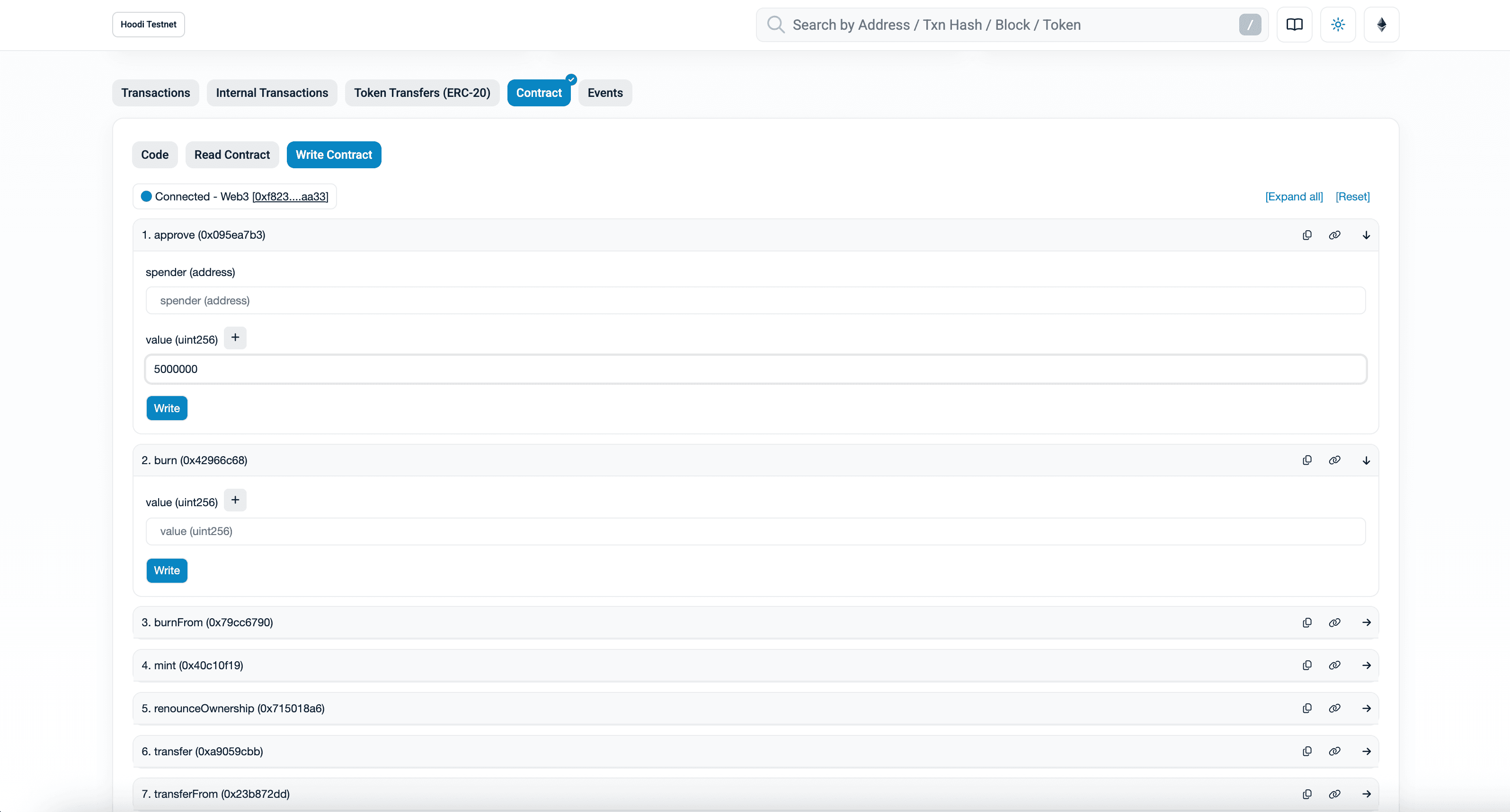 Approve USDT for Bridging