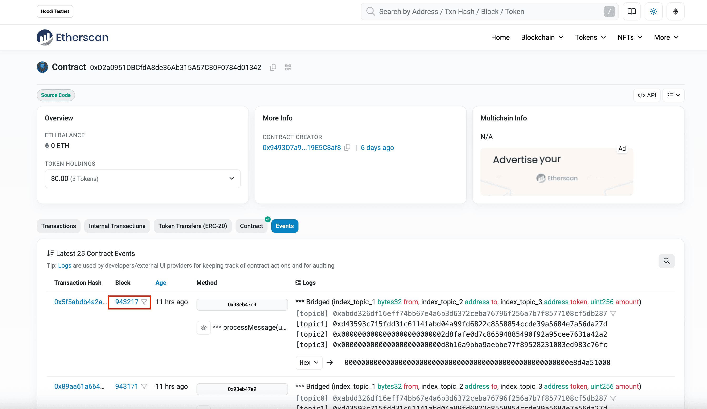 how to get Ethereum block